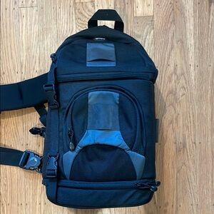 Black Camera Sling Bag